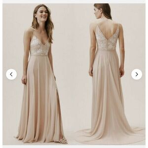 BHLDN Sadia Bridesmaid Dress in Blush